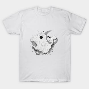 Spooky Geck & Bat T-Shirt